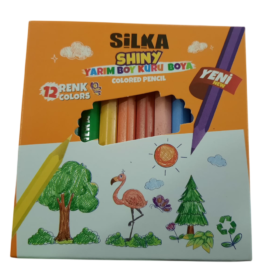 506278 - Silka Kuru Boya Kalemi 12'li Yarım Boy