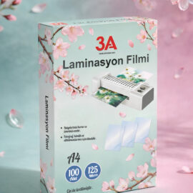 1612 - Laminasyon Filmi A4 125 Mikron Şeffaf 100’lü Kutu